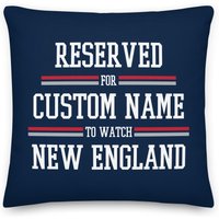 New England Football, Personalisierter Namenskissenbezug, Individuelles Kissen, Geschenk Für Papa, Reserviert Vatertag, Mama, Weihnachtsgeschenk von Venmiftees