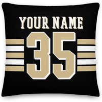 New Orleans Football Personalisierter Kissenbezug, Gridiron, Kissen, Fußball, Geschenk Für Papa, Quarterback, Vatertag, Mutter, Weihnachtsgeschenk von Venmiftees