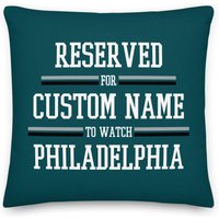 Philadelphia Football Personalisierter Namenskissenbezug, Individuelles Kissen, Geschenk Für Papa, Reserviert Vatertag, Mama, Weihnachtsgeschenk von Venmiftees
