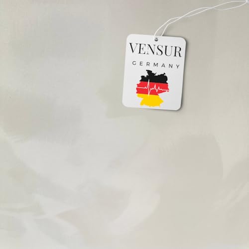 Vensur Kunstleder selbstklebend - Mikrofaserstoff selbstklebend - Selbstklebende Dehnbare Folie in Wildleder Optik - Selbstklebende Innenraum Folie für Auto & Möbel (Beige, 200cm x 150cm) von Vensur