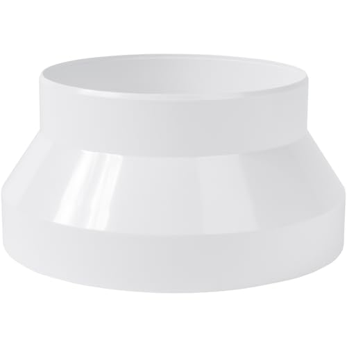 Vent Systems Kanal Reduzierstück Adapter Verbinder Fitting Rohr Erhöhung Reduzierstück Konus für HVAC Lüftungssysteme ABS Kunststoff PVC Rohr (100 mm bis 125 mm) von Vent Systems