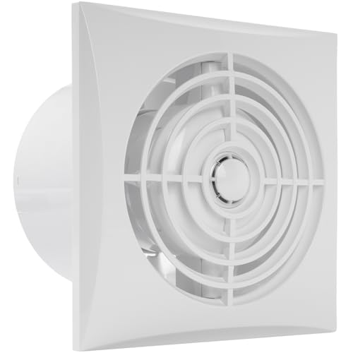 Vent Systems 100 mm elektrisch geräuscharmer Badventilator - mit Sensor und Zeitschaltuhr - Wand, Deckenmontage - für fensterlose Räume - energieeffizienter Ventilator für Haus, Küche, Garage Vent Systems 100 mm elektrisch geräuscharmer Badventilator - mit Sensor und Zeitschaltuhr - Wand, Deckenmontage - für fensterlose Räume - energieeffizienter Ventilator für Haus, Küche, Garage von Vent Systems
