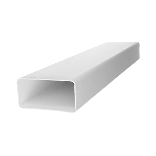Vent Systems 110x55mm 0.5m Lang Flachkanal Rechteckiger Rohrverbinder für die Rohrverbindung, Abluftkanal oder Zuluftkanal. Lüftungssystem, Heizen, Kühlen. 110 x 55 mm - 50 cm Vent Systems 110x55mm 0.5m Lang Flachkanal Rechteckiger Rohrverbinder für die Rohrverbindung, Abluftkanal oder Zuluftkanal. Lüftungssystem, Heizen, Kühlen. 110 x 55 mm - 50 cm von Vent Systems