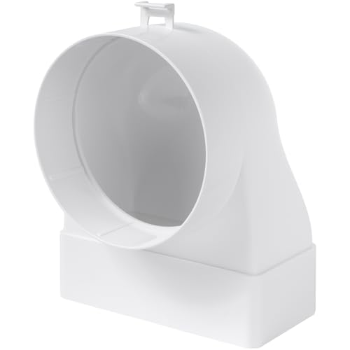 Vent Systems 120 x 60 mm rechteckiger 90° Winkelkanal Verbinder – Übergang zu Rohr mit Ø100 mm - Lufteinlass, Auslasskupplung für HVAC-Systeme - Lüftungsanschluss für Heizung, Kühlung Vent Systems 120 x 60 mm rechteckiger 90° Winkelkanal Verbinder – Übergang zu Rohr mit Ø100 mm - Lufteinlass, Auslasskupplung für HVAC-Systeme - Lüftungsanschluss für Heizung, Kühlung von Vent Systems