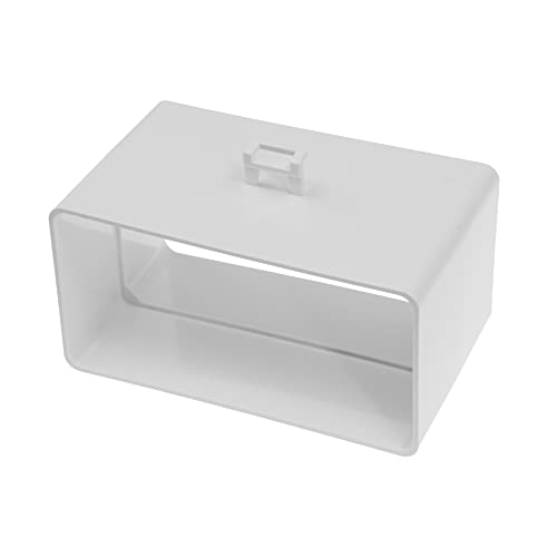 Vent Systems 120 x 60 mm rechteckiger Kanalverbinder – Rohrauslass-Auslaufkupplung – Heizung, Kühlung, Lüftungsanschluss – HVAC-System-Kanaladapter von Vent Systems