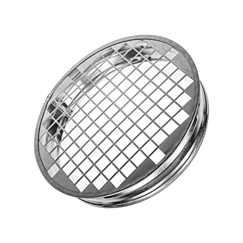 Vent Systems 150 mm Rund Verzinkter Stahl Belüftung Rohr Abdeckung mit Aluminiumgewebe - Lüftungsrohr Deckel/Regenhaube - Rohrabdeckung - Rohre Kappe für Innen und Außen - Trockner, HVAC von Vent Systems