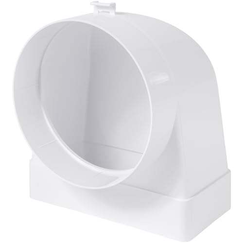 Vent Systems 150 x 75 mm rechteckiger 90° Winkelkanal Verbinder – Übergang zu Rohr mit Ø125 mm - Lufteinlass, Auslasskupplung für HVAC-Systeme - Lüftungsanschluss für Heizung, Kühlung Vent Systems 150 x 75 mm rechteckiger 90° Winkelkanal Verbinder – Übergang zu Rohr mit Ø125 mm - Lufteinlass, Auslasskupplung für HVAC-Systeme - Lüftungsanschluss für Heizung, Kühlung von Vent Systems