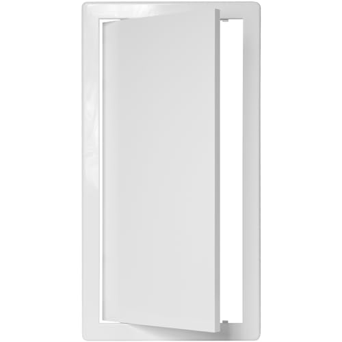 Vent Systems 20 x 40 cm Zugangsklappe aus ABS-Kunststoff für Trockenbau, Wand und Decke, Elektro- und Sanitär-Service-Türabdeckung - Rahmengröße 218 x 418 mm von Vent Systems