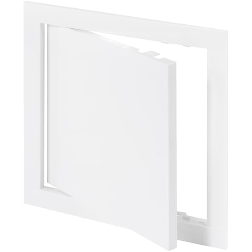 Vent Systems 200 x 200 mm ABS Kunststoff Revisionsklappe - Gipskarton, Trockenbau und Rigips Revisionsklappe - Weiß Abdeckung - Stromkasten Revisionstür - Serviceklappe für Haus, Garage, Wohnhaus von Vent Systems