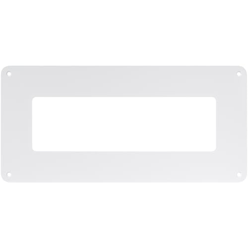 Vent Systems 204 x 60 mm rechteckiger Kanal Wandflansch – gerade oder flexible Rohreinlass- und -auslasshalterung – Lüftungsanschluss für Heizung, Kühlung – HVAC-System-Kanaladapter von Vent Systems