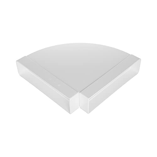 Vent Systems 220 x 55 mm horizontal rechteckiger Rohrbogen für Rohranschluss. Winkel: 90°. Lüftungssystem, Heizung, Kühlung. Vent Systems 220 x 55 mm horizontal rechteckiger Rohrbogen für Rohranschluss. Winkel: 90°. Lüftungssystem, Heizung, Kühlung. von Vent Systems