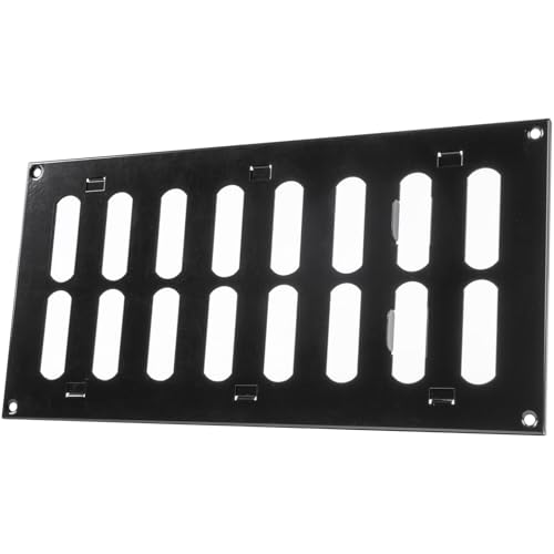 Vent Systems 300 x 150 mm Metall Lüftungsgitter - Rechteckig Schwarz Abluftgitter - Rohr Verstellbar Abdeckung - Lueftungsgitter für Heizung/Kühlung Klimaanlage, Innen und Aussen - Wetterschutzgitter Vent Systems 300 x 150 mm Metall Lüftungsgitter - Rechteckig Schwarz Abluftgitter - Rohr Verstellbar Abdeckung - Lueftungsgitter für Heizung/Kühlung Klimaanlage, Innen und Aussen - Wetterschutzgitter von Vent Systems