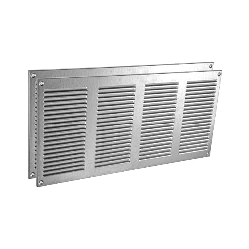 Vent Systems 40 x 20 cm - Packung mit 2 Lüftungsschlitz-Abdeckungen – Verzinkt – Metall-Luftrücklaufgitter mit eingebautem Schädlingsschutz-Bildschirm Vent Systems 40 x 20 cm - Packung mit 2 Lüftungsschlitz-Abdeckungen – Verzinkt – Metall-Luftrücklaufgitter mit eingebautem Schädlingsschutz-Bildschirm von Vent Systems