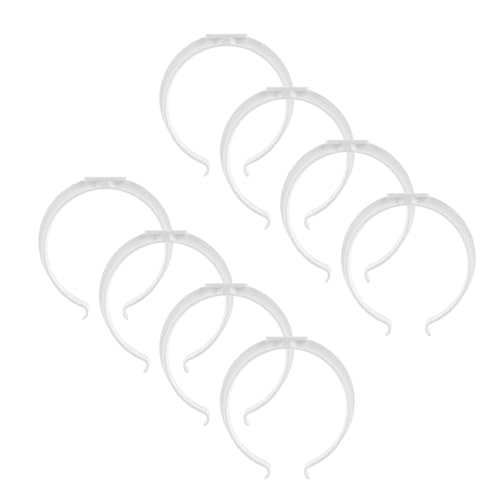 Vent Systems 8 Stück Ø 100 mm Kunststoff-Wandhalterung für Runde Lüftungskanäle – Vorgebohrte Löcher – Runde Lüftungskanalhalterung – Heizung, Kühlung, Klimaanlage - 4 Packungen von Vent Systems