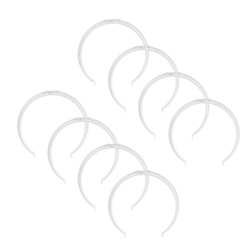 Vent Systems 8 Stück Ø 150 mm Kunststoff-Wandhalterung für Runde Lüftungskanäle – Vorgebohrte Löcher – Runde Lüftungskanalhalterung – Heizung, Kühlung, Klimaanlage - 4 Packungen von Vent Systems