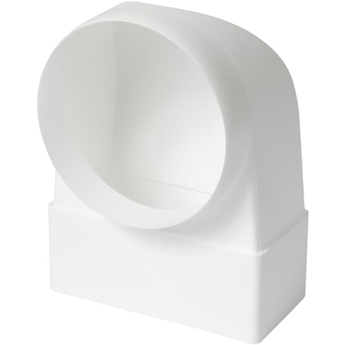 Vent Systems 90-Grad-Winkelverbinder für 110x55 mm Rechteckige Kanäle zu Ø100 mm Runden Rohren. Lüftungssystem, Heizung, Kühlung Vent Systems 90-Grad-Winkelverbinder für 110x55 mm Rechteckige Kanäle zu Ø100 mm Runden Rohren. Lüftungssystem, Heizung, Kühlung von Vent Systems