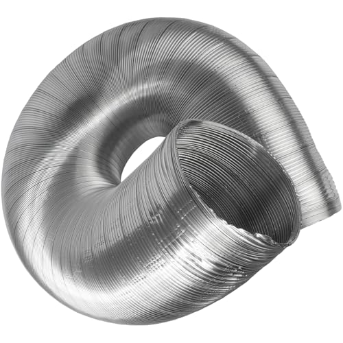Vent Systems Flexibles Rund Aluminiumrohr DN 160 mm x 1.5 m lange Aluminiumschlauch, Flexibler Schlauch, Abluftschlauch für Heizung und Kühlung Klimaanlagen, Trockner, Abluftventilator von Vent Systems