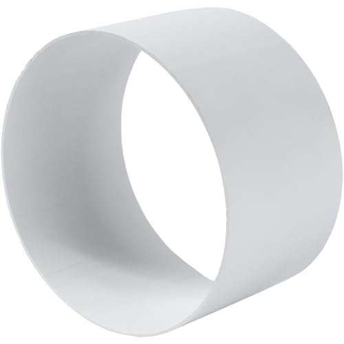 Vent Systems Ø100 mm Kunststoff - Weiblich Rundrohr Kanalverbinder für gerade oder flexible Rohre - Lüftungssystem Zubehörteil - Rohrverbinder für Kühlung, Heizung, Lüftung, HVAC von Vent Systems