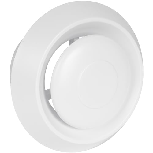 Vent Systems Ø100 mm Rund Tellerventil Weiß Metall Universal Lüftungsgitter – Universal Lüftungsrohr Abdeckung – Lüftung Vent Abdeckung für Bad Küche – Belüftungssystem system Vent Systems Ø100 mm Rund Tellerventil Weiß Metall Universal Lüftungsgitter – Universal Lüftungsrohr Abdeckung – Lüftung Vent Abdeckung für Bad Küche – Belüftungssystem system von Vent Systems