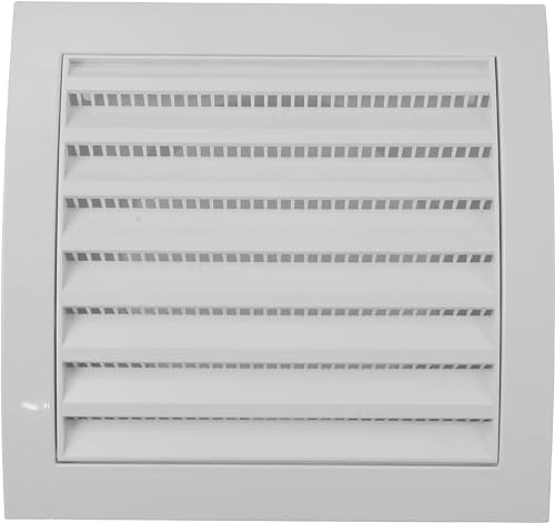 Vent Systems Ø100 mm Weiß Lüftungsgitter - 2 Stück - Luftgitter Abdeckung für Trocknerentlüftung, Badezimmer - Abluftrohr Entlüftungsabdeckung - für Außen/Innen - Belüftung, Auspuff, Zuluft von Vent Systems