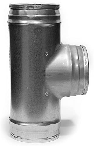 Vent Systems Ø150 mm Y-förmiger Rohrverbinder – 3-Wege Adapter aus verzinktem Stahl - Langlebige Rohrverbindung für Lüftungsrohr, Abluftschlauch, Klimaanlage, Waschmaschine Trockner Verbindung von Vent Systems