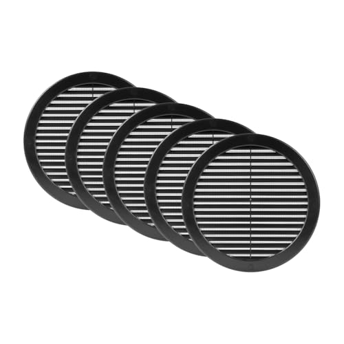 Vent Systems Ø200 mm 5 Stück Schwarze Lüftungsabdeckung – Runde Lüftungsschlitze mit Flansch – Gitterabdeckung – Integrierter Insektenschutz – HVAC-Lüftungsöffnungen für Badezimmer, Heimbüro, Küch Vent Systems Ø200 mm 5 Stück Schwarze Lüftungsabdeckung – Runde Lüftungsschlitze mit Flansch – Gitterabdeckung – Integrierter Insektenschutz – HVAC-Lüftungsöffnungen für Badezimmer, Heimbüro, Küch von Vent Systems