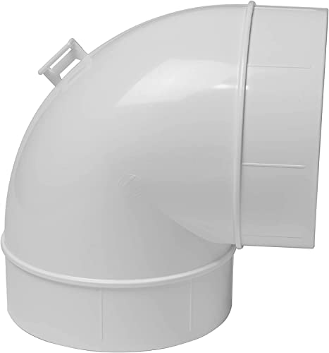Vent Systems Ø125 mm Ellenbogen 90 Grad Rohrverbinder Flexibler Rundrohr Lüftungsschlauch ABS Kunststoff Vent Systems Ø125 mm Ellenbogen 90 Grad Rohrverbinder Flexibler Rundrohr Lüftungsschlauch ABS Kunststoff von Vent Systems