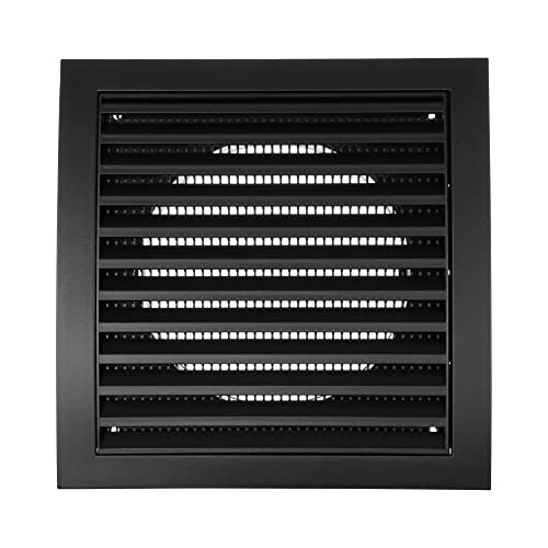 Vent Systems Ø125 mm Anthrazit Lüftungsgitter - Luftgitter Abdeckung für Trocknerentlüftung, Badezimmer - Abluftrohr Entlüftungsabdeckung - für Außen/Innen - Belüftung, Auspuff, Zuluft von Vent Systems