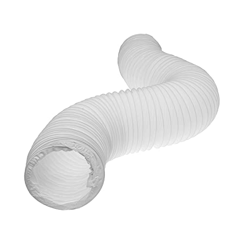 Vent Systems Ø125mm 3m Lang PVC Flexschlauch mit Stahldraht innen. Flexible Luftleitungen zur Belüftung. Flexibler Heizungs-, Kühlungs- und Lüftungskanal von Vent Systems