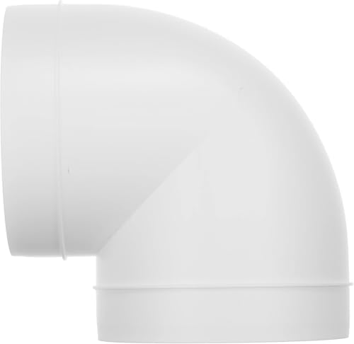 Vent Systems Ø150 mm Bogen 90 Grad Rohrverbinder Flexibler Rundrohr Lüftungsschlauch ABS Kunststoff 15 cm von Vent Systems