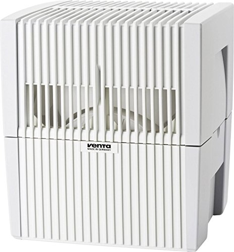 Venta 7025501 Luftbefeuchter Original LW25, Reduzierung von Hausstaub und Pollen aus der Luft, für Räume bis 40 qm, Weiß-Grau von VENTA