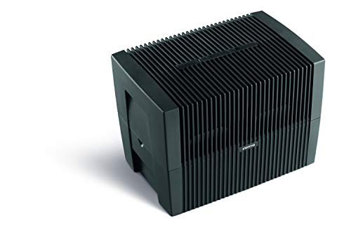 Venta Luftbefeuchter LW45, sehr leise 24 dB(A), energieeffizient 3 Watt, hygienische Kaltverdunstung ohne Filter, großer 10 l-Tank, bis 55 m², mit Duftfunktion von VENTA