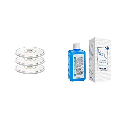 Venta Hygienedisk, Ersatzdisk für LW60T und LPH60 WiFi, 3er Pack + Hygienemittel, 500 ml von VENTA