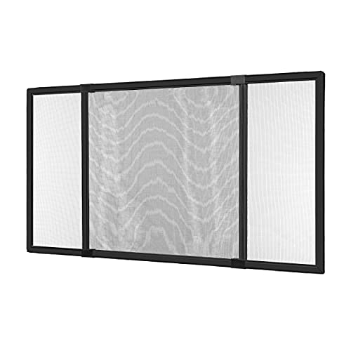 Ventanara® Insektenschutz Schiebe Fenster Fliegengitter Mückenschutz (50 x 75 cm, anthrazit) von Ventanara