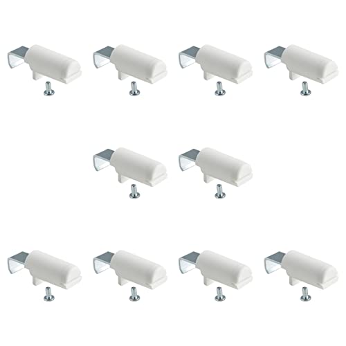 Ventanara® Klemmträger für Doppelrollo ohne Bohren weiß (10 Stück) von Ventanara