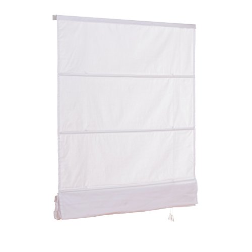 Ventanara® Raffrollo Weiß einfarbig Raffgardine inklusive Montagematerial 160 x 220 cm Ventanara® Raffrollo Weiß einfarbig Raffgardine inklusive Montagematerial 160 x 220 cm von Ventanara