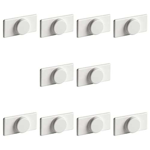 Ventanara® Magnethalter Rollo ohne Bohren Weiß 10er Set von Ventanara