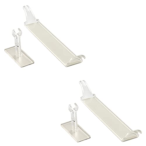 Ventanara® Schnurwickler und Stabhalter ohne Bohren Transparent für Jalousien 2er Set von Ventanara