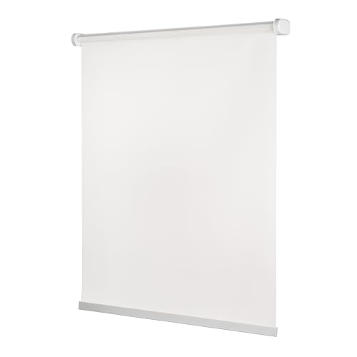 Ventanara® Rollo ohne Bohren schnurlos Springrollo inklusive Klemmträgern (Weiss (tageslicht), 50 x 150 cm) von Ventanara
