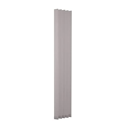 Ventanara® 13 Lamellen einzeln grau 89mm Ersatzlamellen für Lamellenvorhang Vertikaljalousie 180 cm von Ventanara