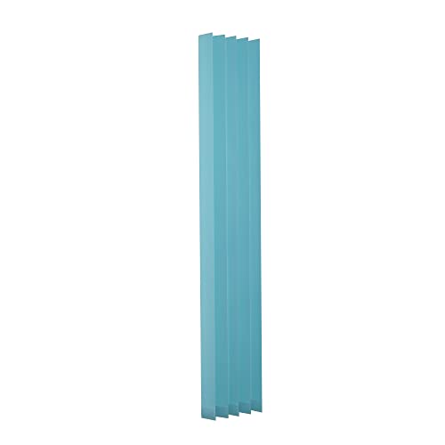 Ventanara® 19 Lamellen einzeln türkis 89mm Ersatzlamellen für Lamellenvorhang Vertikaljalousie 180 cm von Ventanara