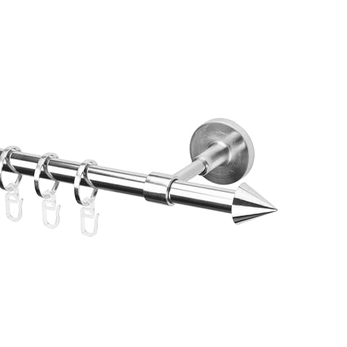 Ventanara® Gardinenstange 240 cm 1 läufig 16 mm mit Endstücken Kegel inklusive 24 Ringen Wand und Deckenmontage Ventanara® Gardinenstange 240 cm 1 läufig 16 mm mit Endstücken Kegel inklusive 24 Ringen Wand und Deckenmontage von Ventanara