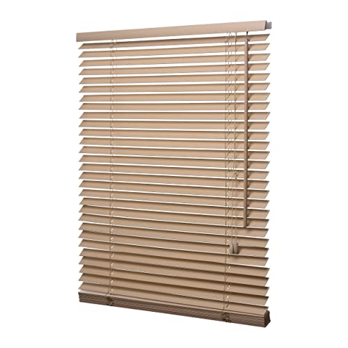 Ventanara® Holzjalousie 35mm Eiche weiß lasiert Holz Jalousie Jalousette Echtholz 40 x 130 cm von Ventanara