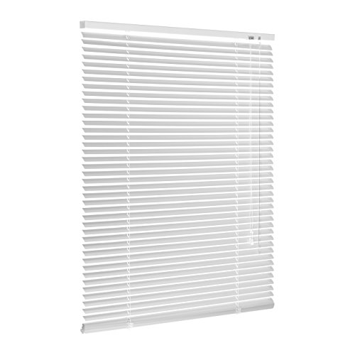 Ventanara® Jalousie Aluminium Weiß inklusive Montagematerial mit und ohne Bohren 70 x 220 cm von Ventanara