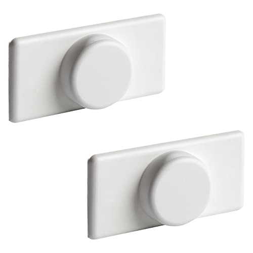 Ventanara® Magnethalter Rollo ohne Bohren Weiß 2er Set von Ventanara