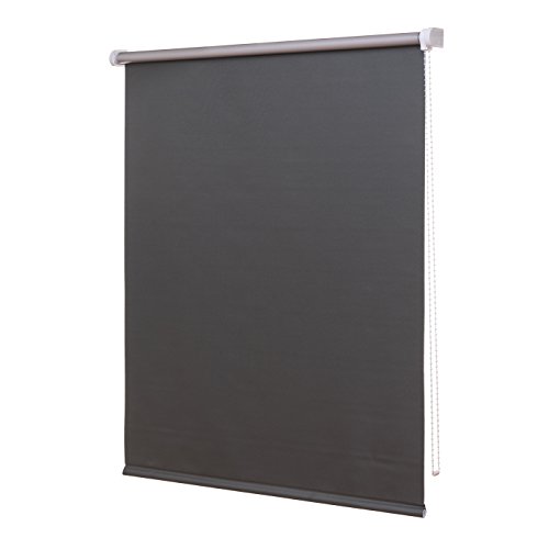 Ventanara® Thermorollo Verdunkelungsrollo Grau inklusive Montagematerial 100 x 220 cm von Ventanara