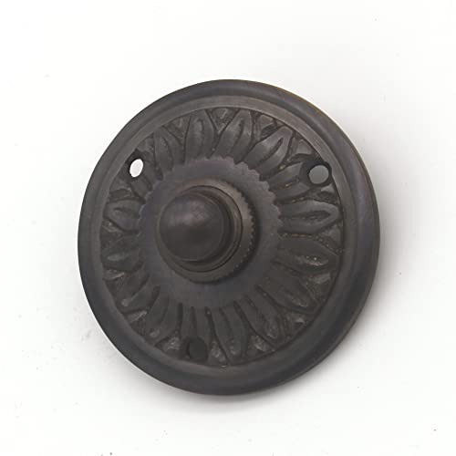 Ventano antike Türklingel Klingelplatte mit 1 Klingelknopf Messing dunkel patiniert Gründerzeit - handgefertigt nach historischem Vorbild Ventano antike Türklingel Klingelplatte mit 1 Klingelknopf Messing dunkel patiniert Gründerzeit - handgefertigt nach historischem Vorbild von Ventano