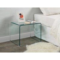 2er-Set Nachttische - Glas - SUZANA von Vente-unique