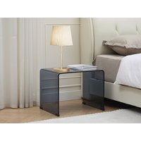 2er-Set Nachttische - gebogenes & getöntes Sicherheitsglas - SUZANA 2er-Set Nachttische - gebogenes & getöntes Sicherheitsglas - SUZANA von Vente-unique