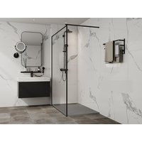Extraflache, zuschneidbare Aufsatz- oder Einbauduschtasse - Kunstharz SMC - Grau - 120 x 80 cm - LYROSA Extraflache, zuschneidbare Aufsatz- oder Einbauduschtasse - Kunstharz SMC - Grau - 120 x 80 cm - LYROSA von Vente-unique